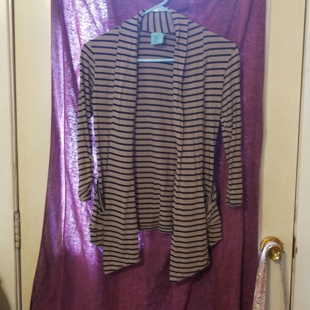 Tan cardigan
